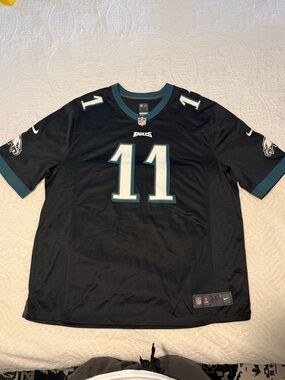 NFL Nike Black Philadelphia Eagles #11 Carson Wentz Jersey 3XL